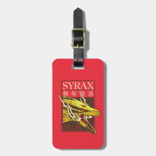 Syrax neues Jahr 新 年 快 乐 Gepäckanhänger