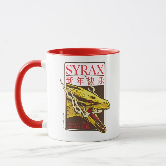 Syrax neues Jahr | 新 年 快 乐 Tasse (Links)
