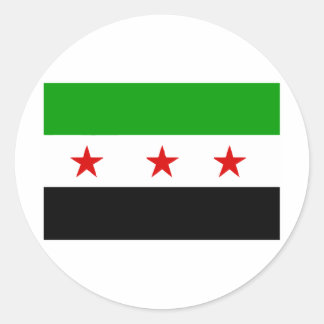Syria Runder Aufkleber