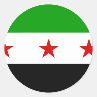 Syria Runder Aufkleber