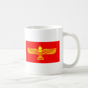 Syriac Aramäisch-Flagge Kaffeetasse