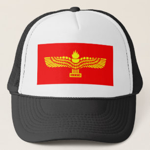 Syriac Aramäisch-Flagge Truckerkappe