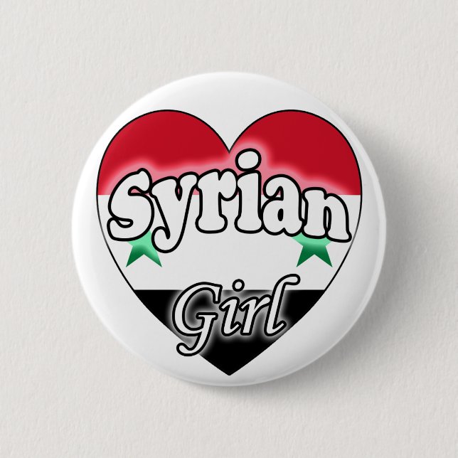 Syrian Girl Button (Vorderseite)