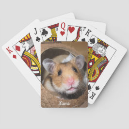 Syrian Pet Hamster - Standard Hamster - Teddy Bear Spielkarten