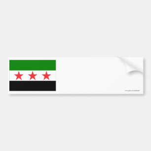 Syrien-Flagge (1932-1958 und 1961-1963) Autoaufkleber