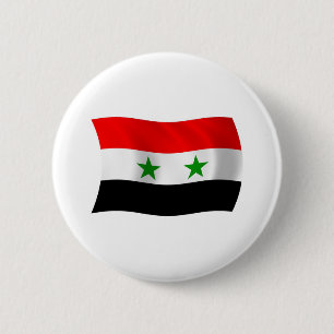 Syrien-Flagge-Button Button