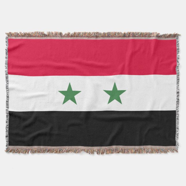 Syrien-Flagge Decke (Vorderseite)