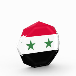 Syrien-Flagge Fotoblock