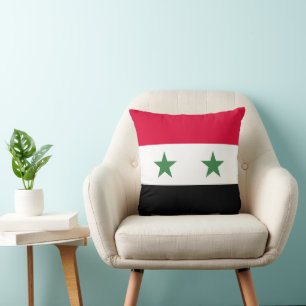 Syrien-Flagge Kissen