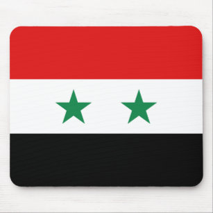 Syrien-Flagge Mousepad