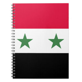 Syrien-Flagge Notizblock