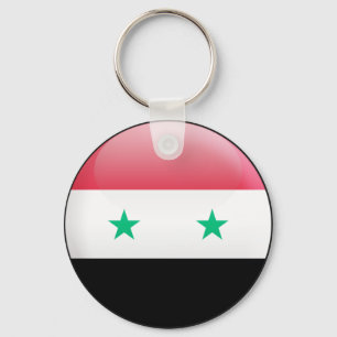 Syrien-Flagge Schlüsselanhänger