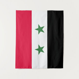 Syrien-Flagge Wandteppich