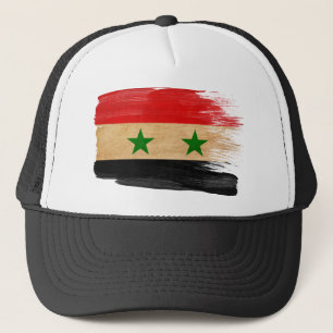 Syrien-Flaggen-Fernlastfahrer-Hut Truckerkappe
