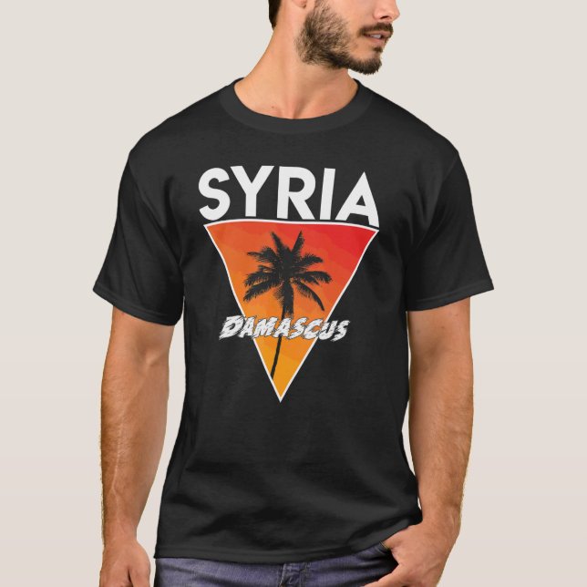 Syrien mit sonnigen Farben T-Shirt (Vorderseite)