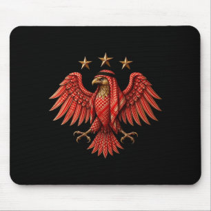 Syrien Rot Traditionelle Syrische Keffiyeh Adler Mousepad
