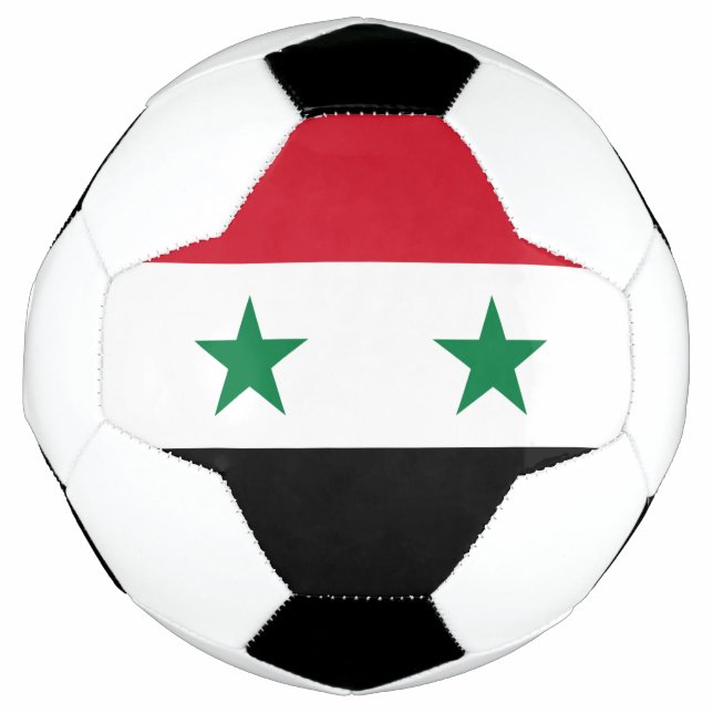 Syrienflagge Fußball (Vorderseite)