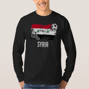Syrienflagge Jersey Syria Soccer Team Syria T-Shirt