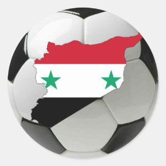 Syriens Fußballfußball Runder Aufkleber