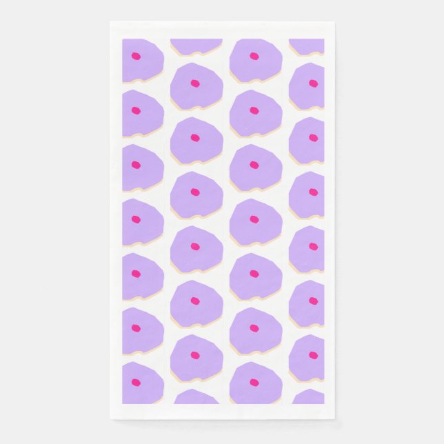 Syringa Pflanze patentiert Paper Napkin Serviette (Vorderseite)
