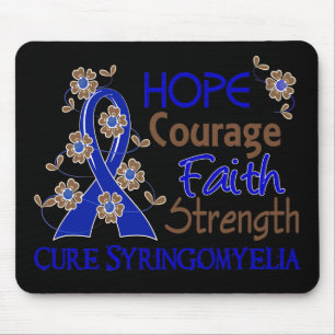 Syringomyelie der Hoffnungs-Mut-Glauben-Stärken-3 Mousepad