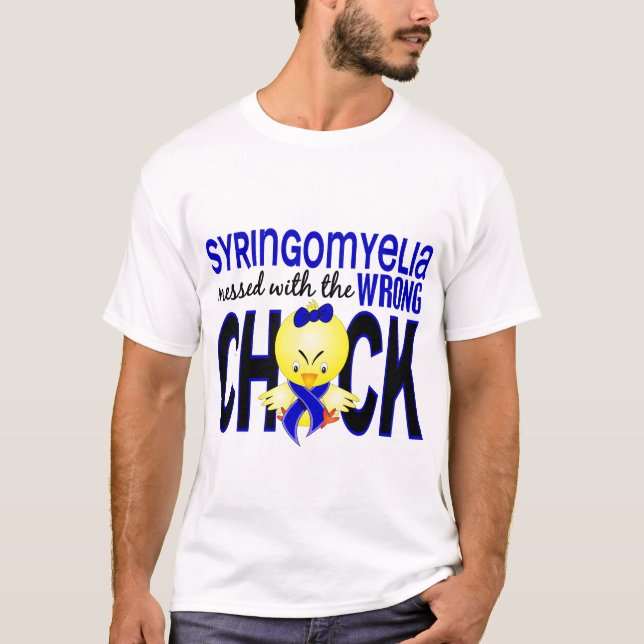 Syringomyelie verwirrt mit falschem Küken T-Shirt (Vorderseite)