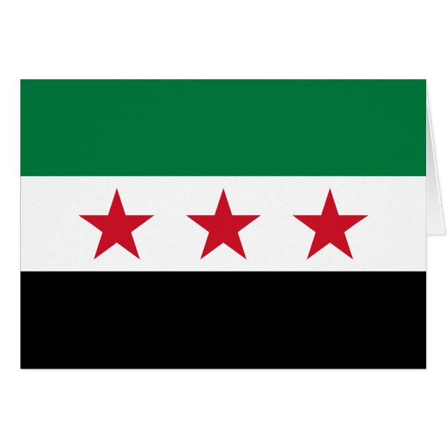 Syrische Flagge (Vorderseite (Horizontal))