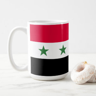 Syrische Flagge Kaffeetasse