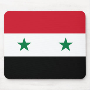 syrische Flagge Mousepad