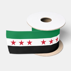 Syrische Flagge Satinband