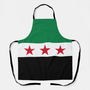 Syrische Flagge Schürze