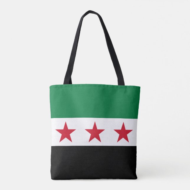 Syrische Flagge Tasche (Rückseite)