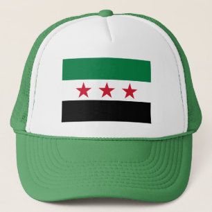 Syrische Flagge Truckerkappe