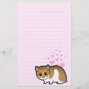 Syrische Hamster-Liebe Briefpapier