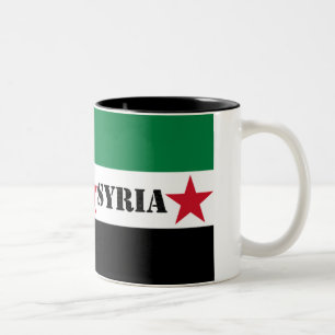 Syrische Revolutions-Tasse Zweifarbige Tasse