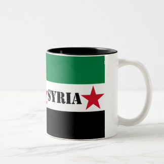 Syrische Revolutions-Tasse Zweifarbige Tasse