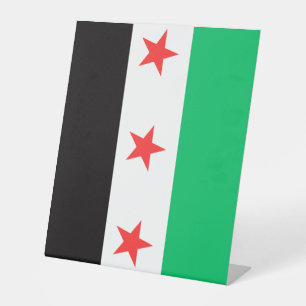 syrische wetterfeste Personalisierte Hausflagge Sockelschild