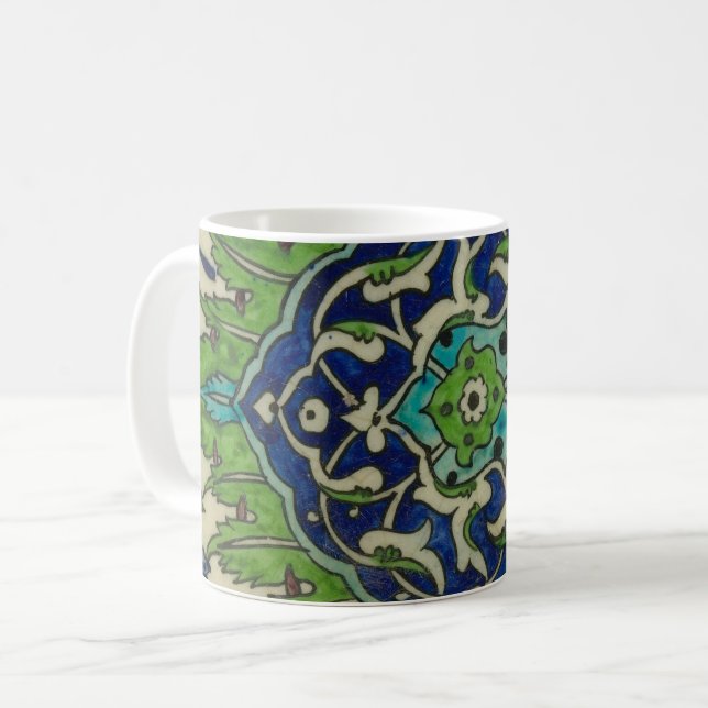 Syrische Ziegelkonstruktion Ottomanische Dynastie  Kaffeetasse (Vorderseite Links)