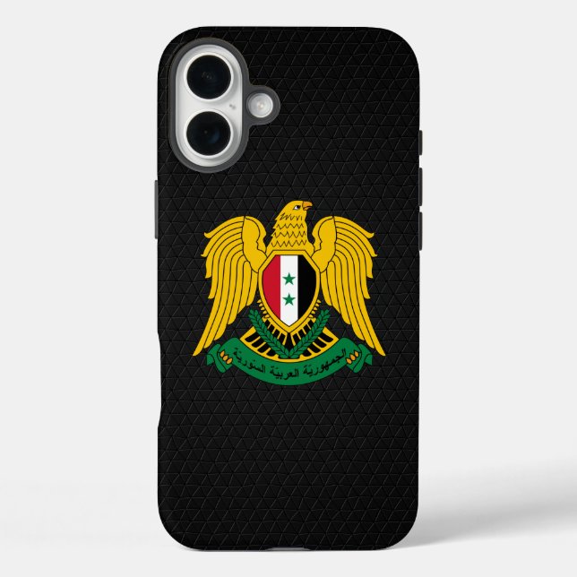 syrisches Wappen iPhone 16 Plus Hülle (Rückseite)