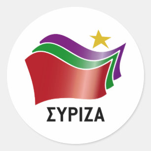 SYRIZA RUNDER AUFKLEBER