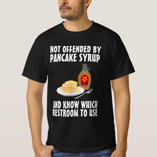 SYRUP DE PANCAKE ET T-SHIRTS CONSERVATEURS DE REST (Devant)