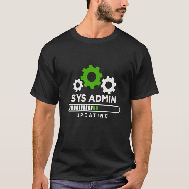 SysAdmin Computer Programmier-Informations-Codieru T-Shirt (Vorderseite)