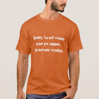 SysAdmin T-Shirts Orange - Server zerschmettert