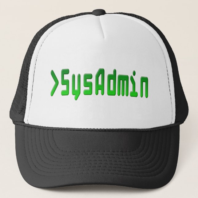 SysAdmin Truckerkappe (Vorderseite)