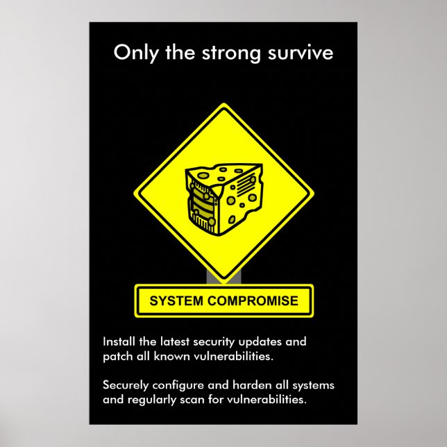 System Commit Security Awareness Poster (Vorne)