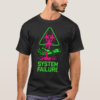 System Failure Cyberpunk Robotic Hand T-Shirt 