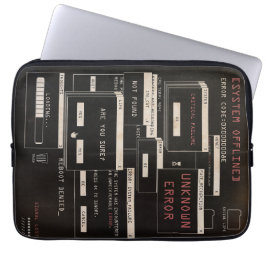 System Offline - Techno-Brutalist-Design Laptopschutzhülle