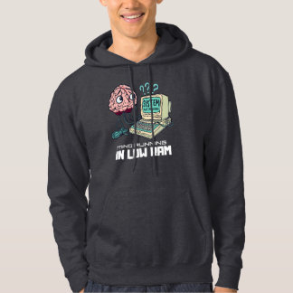 System Overthinking-Funny Retro Design Hoodie