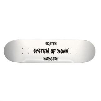 System von unten, hardcore, Skater Skateboard