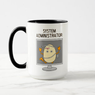 Systemadministrator Egghead Tasse